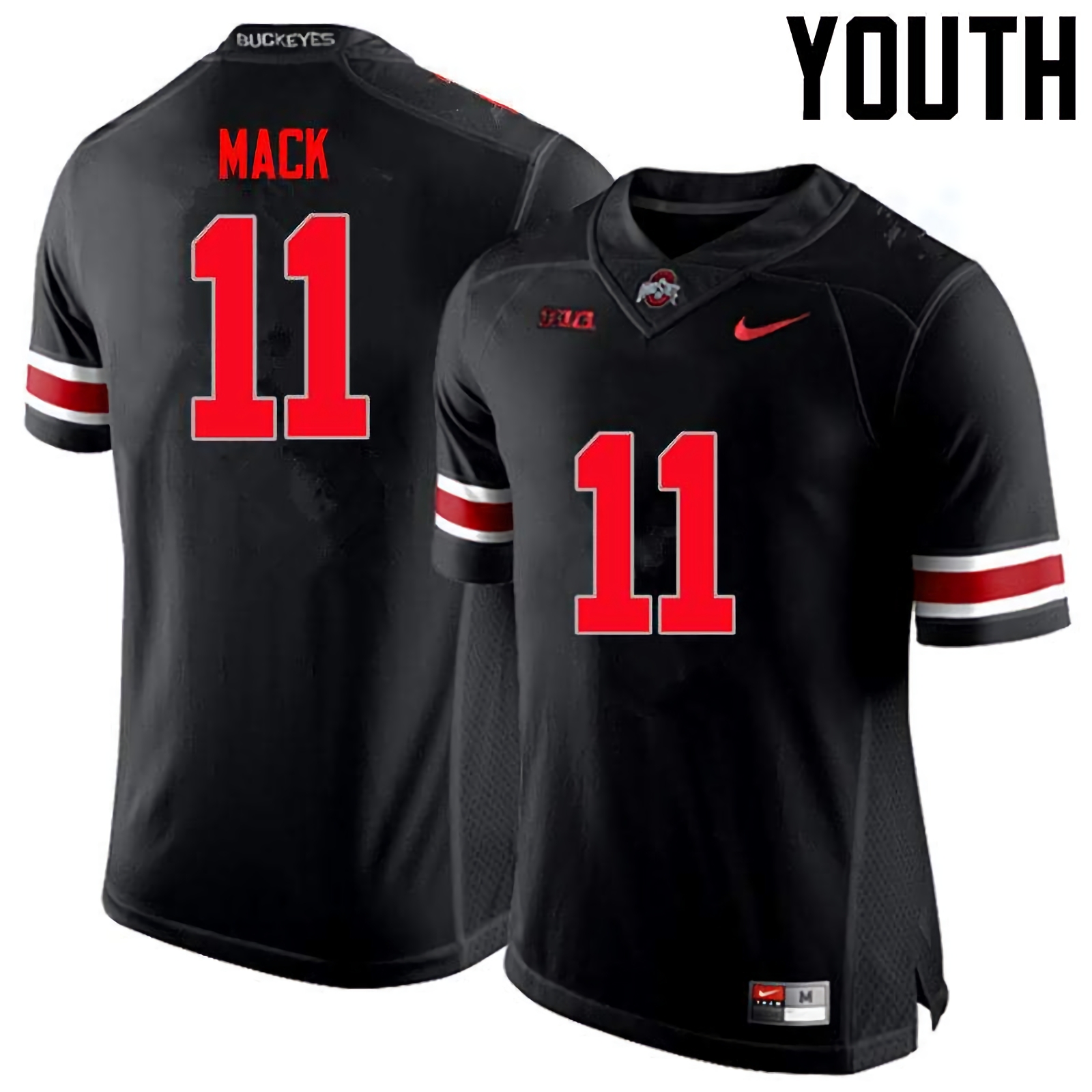 Austin Mack Ohio State Buckeyes Youth NCAA #11 Nike Black Limited College Stitched Football Jersey ZGI6156WZ